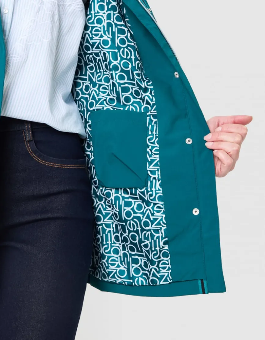 Parka légère émeraude