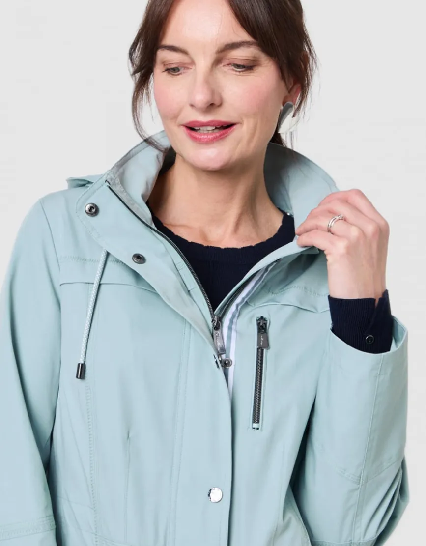 Parka légère vert amande