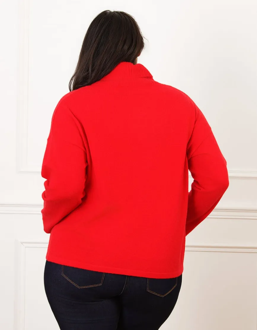 Pull chaud col roulé