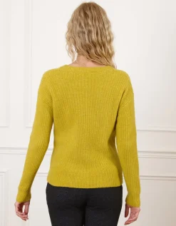 Pull chaud vert anis