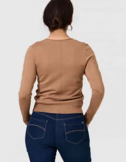Pull fantaisie camel
