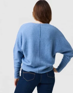 Pull laine bleu clair