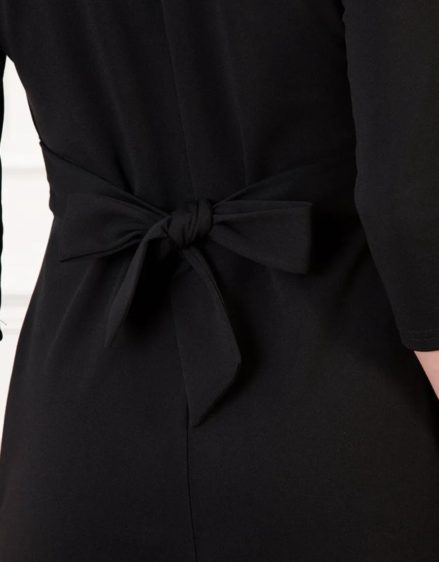 Robe chic noir bijou
