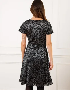 Robe chic noire dentelle