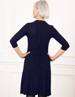 Robe chic paillettes bleu