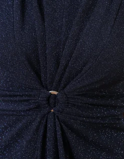 Robe chic paillettes bleu