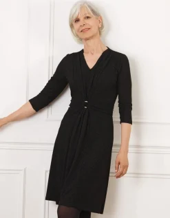 Robe chic paillettes noir