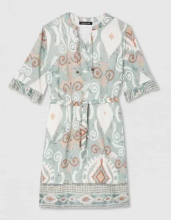 Robe motif kaki