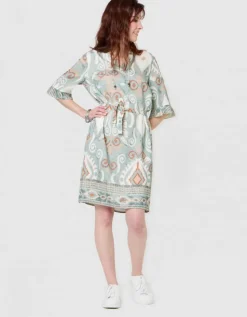 Robe motif kaki