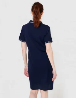 Robe polo maille marine