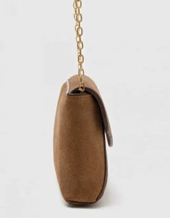 Sac bandoulière cuir brun