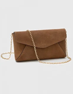 Sac bandoulière cuir brun