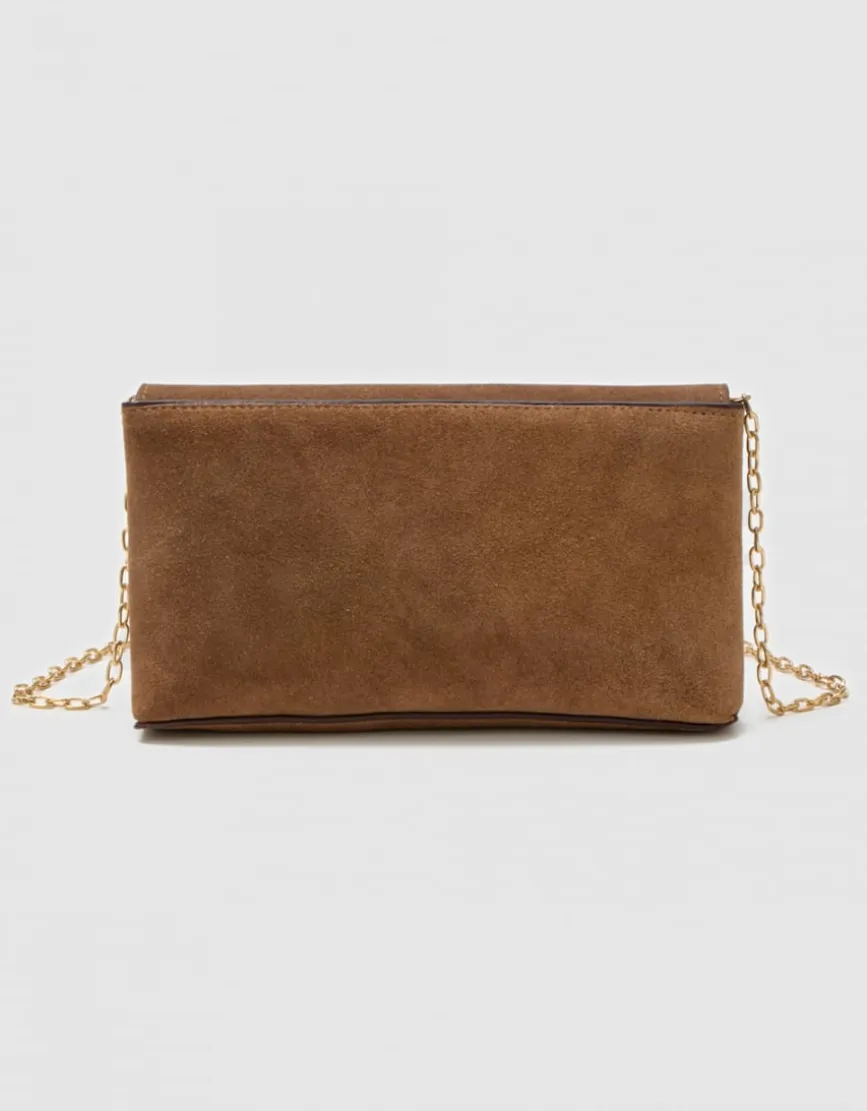 Sac bandoulière cuir brun