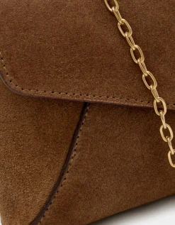 Sac bandoulière cuir brun