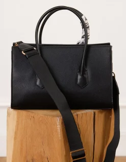 Sac chic rectangle noir