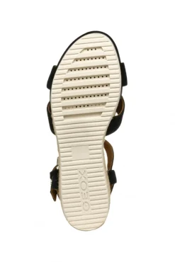 Sandales compensées noir GEOX
