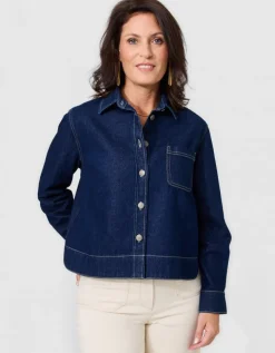 Surchemise jean brut