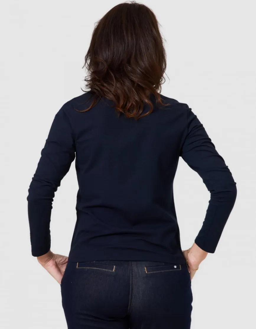 T-shirt coton marine