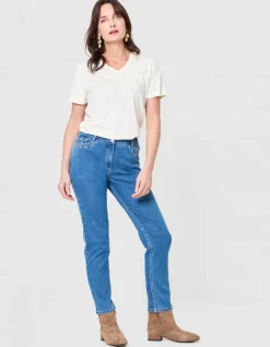 T-shirt coton modal écru