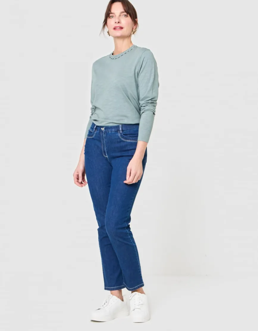 T-shirt coton modal kaki
