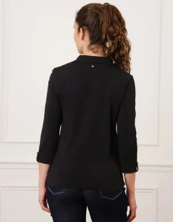 T-shirt coton polo noir