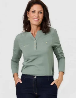 T-shirt coton vert