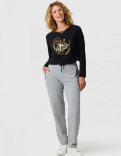 Tshirt imprimé coton noir