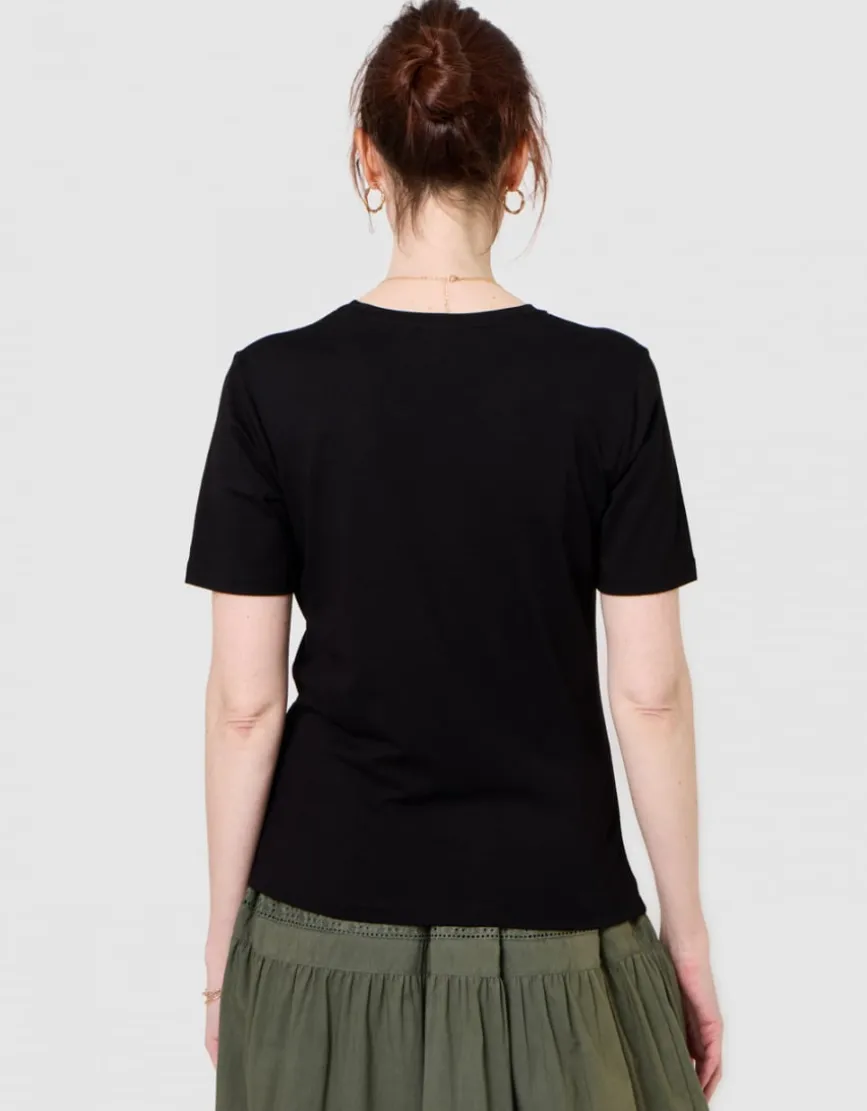 T-shirt imprimé noir