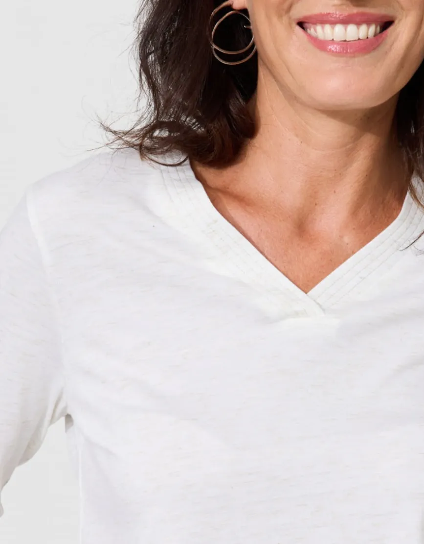T-shirt irisé blanc