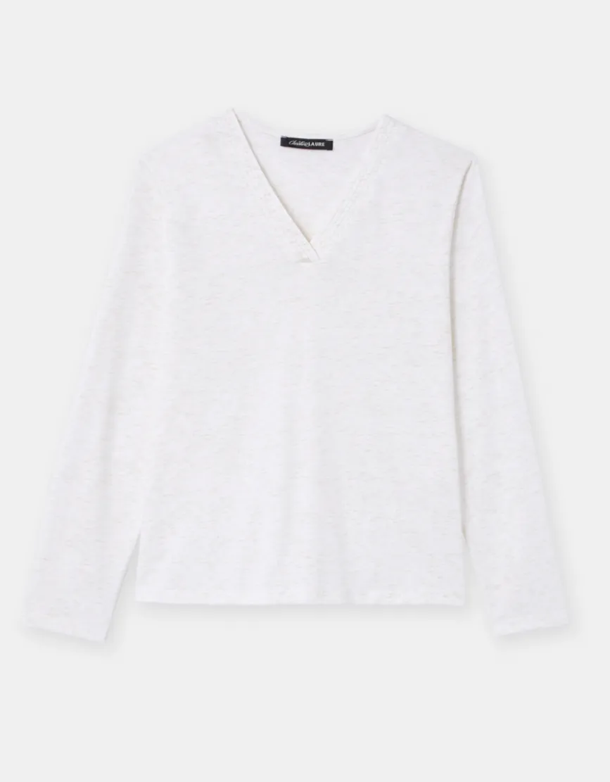 T-shirt irisé blanc
