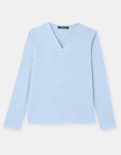 T-shirt irisé bleu clair