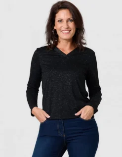 T-shirt irisé noir