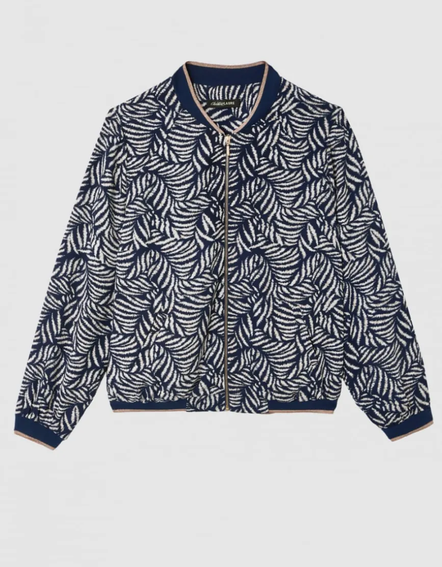 Veste bomber motif marine