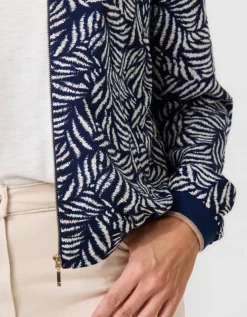 Veste bomber motif marine