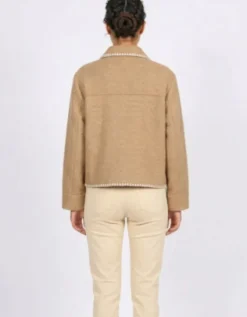 Veste boîte camel