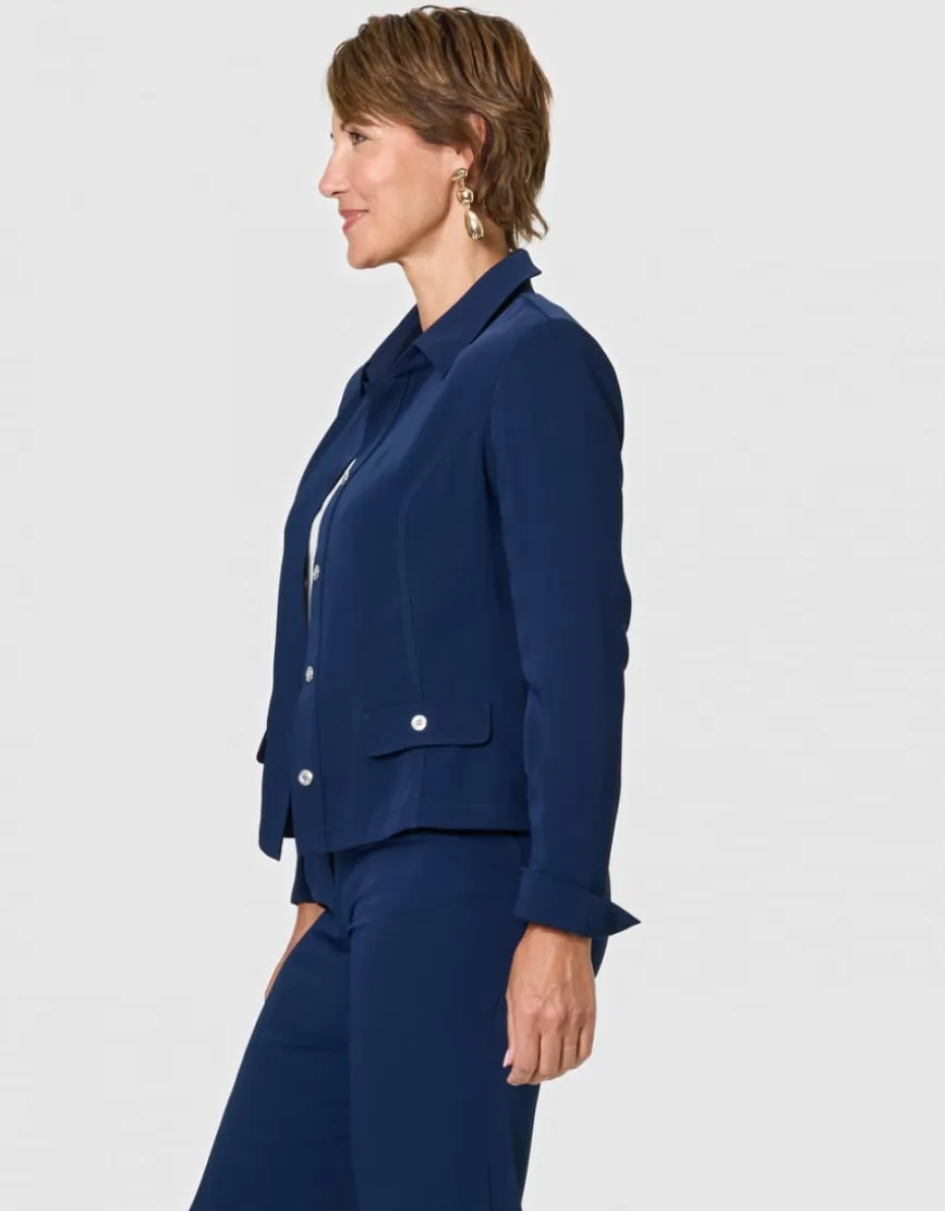 Veste légère bleu marine