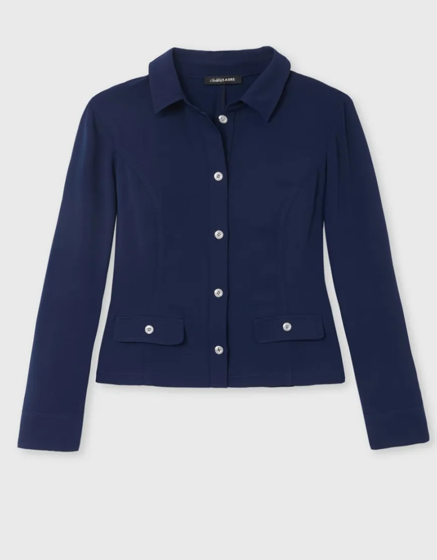Veste légère bleu marine