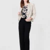 Veste légère lin beige