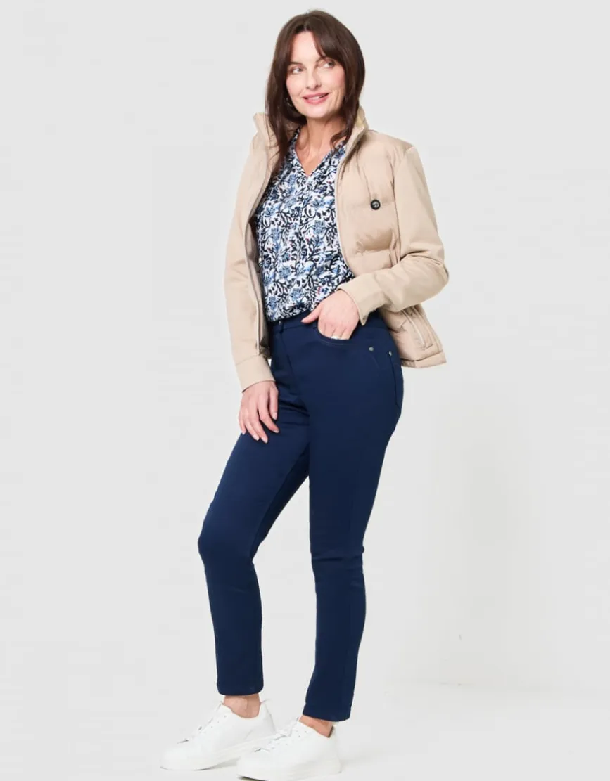 Veste matelassée beige
