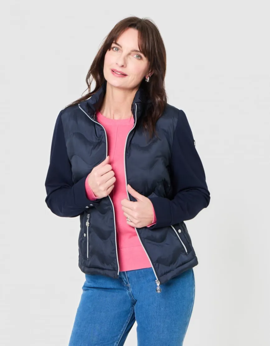 Veste matelassée marine