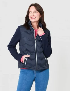 Veste matelassée marine