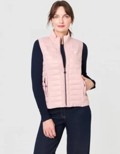 Veste sans manches rose