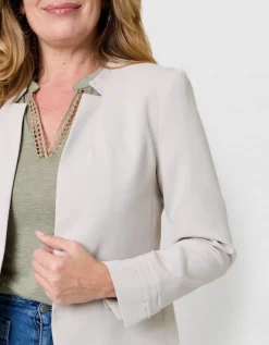 Veste tailleur beige