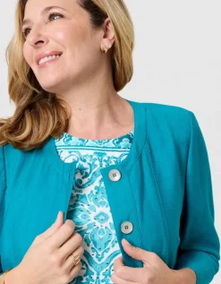 Veste tailleur vert