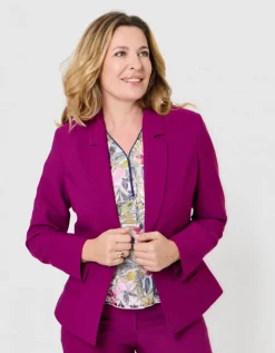 Veste tailleur violet